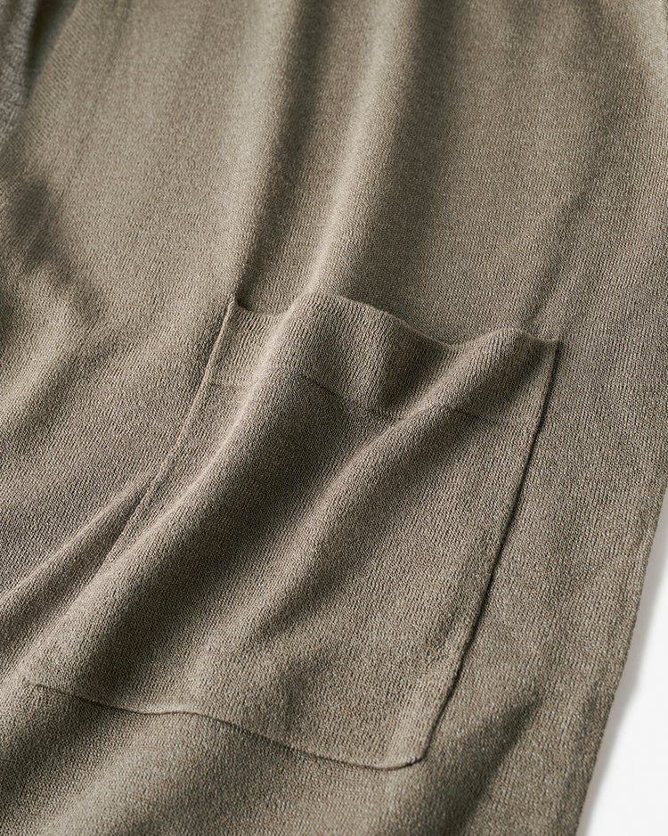 スパークリングニット・着流しカーディガン 詳細画像 ダークトープ 3