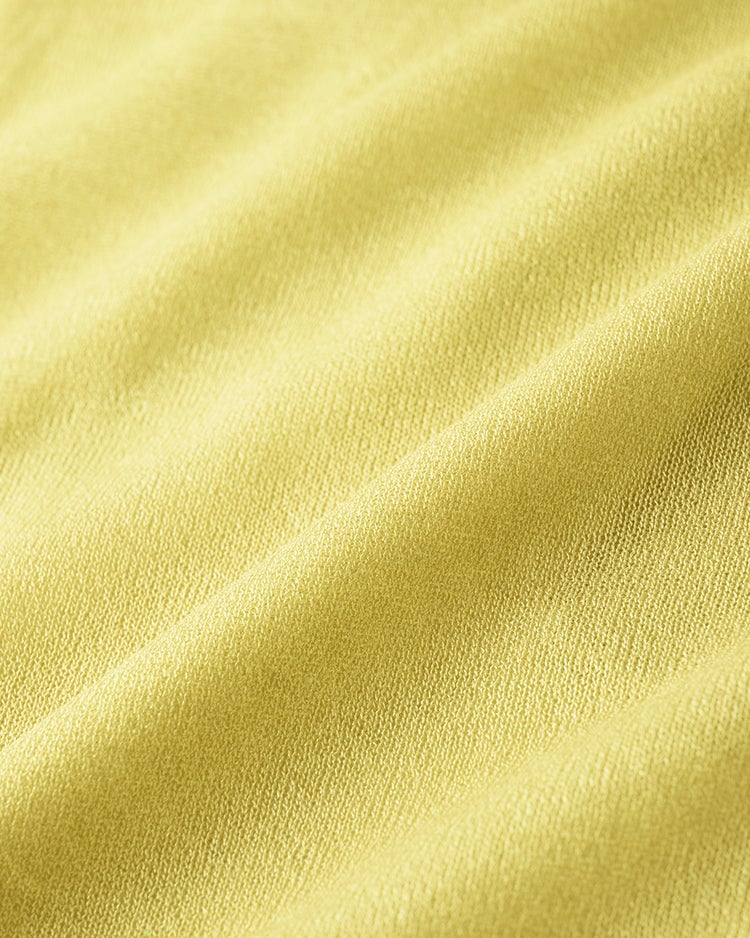 スパークリングニット・着流しカーディガン 詳細画像 アップルイエロー 3