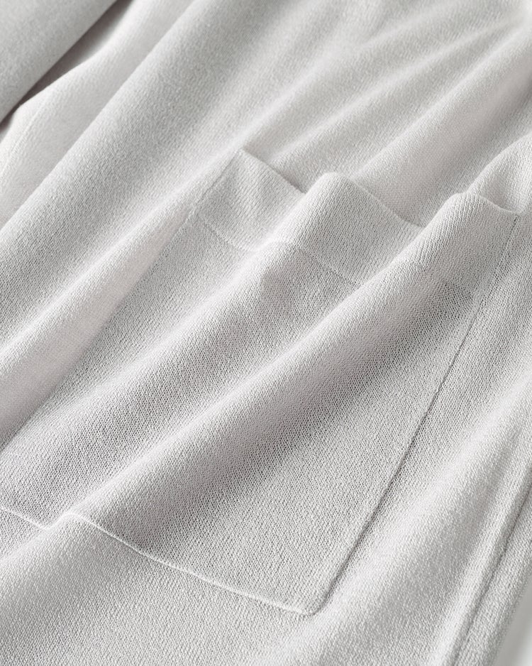 スパークリングニット・着流しカーディガン 詳細画像 シルバー 4