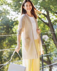 スパークリングニット・着流しカーディガン