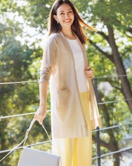 スパークリングニット・着流しカーディガン