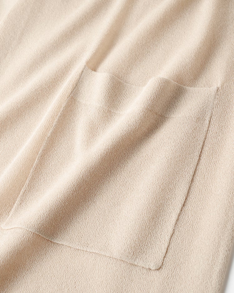 スパークリングニット・着流しカーディガン 詳細画像 シャンパン 3