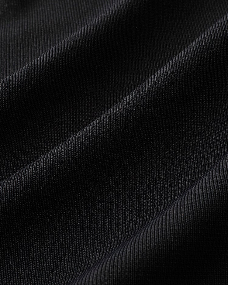 総針ニット・バイカラーワンピース 詳細画像 ブラックパターン 3