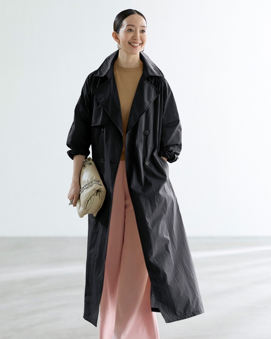 ハイカウントツイル・トレンチコート