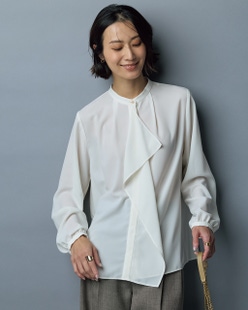 クレールジョーゼット・ラッフルブラウス