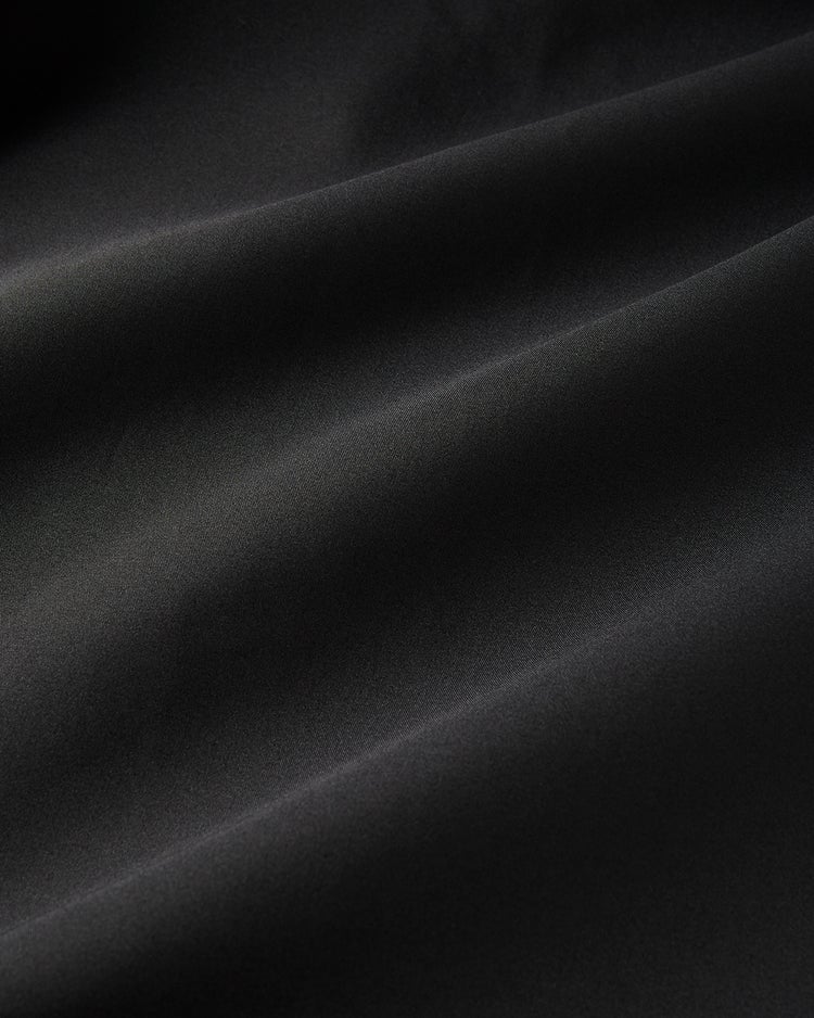 高密度ダブルクロス・ステンカラーコート 詳細画像 ブラック 7