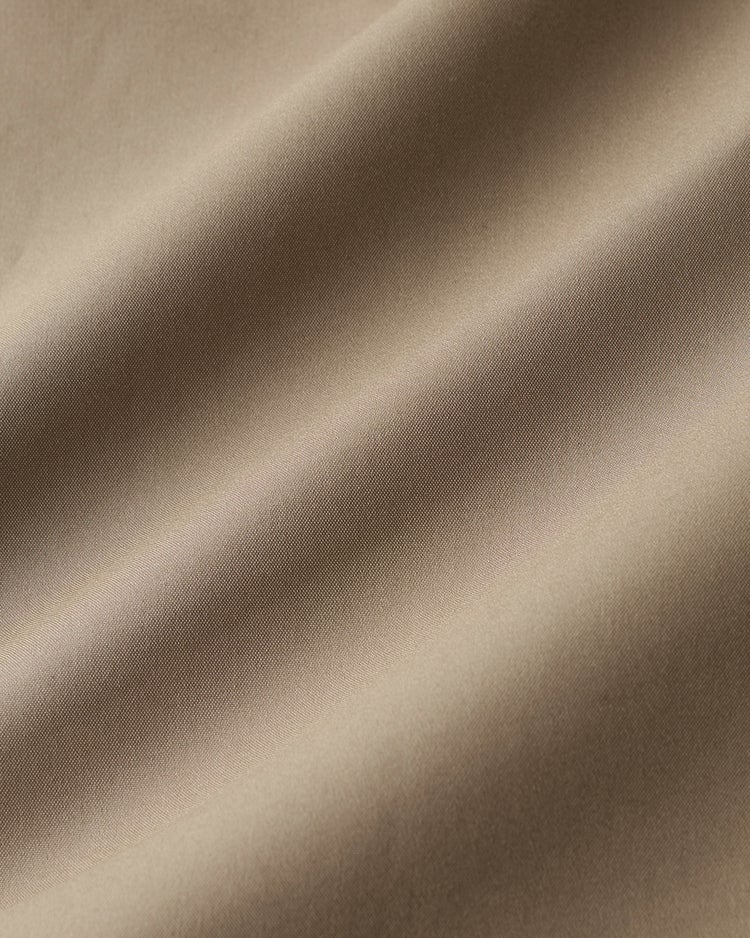 高密度ダブルクロス・ステンカラーコート 詳細画像 ダークベージュ 2
