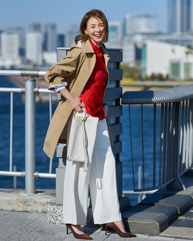 シャットウインド・ステンカラーロングコート 詳細画像 ベージュ 1