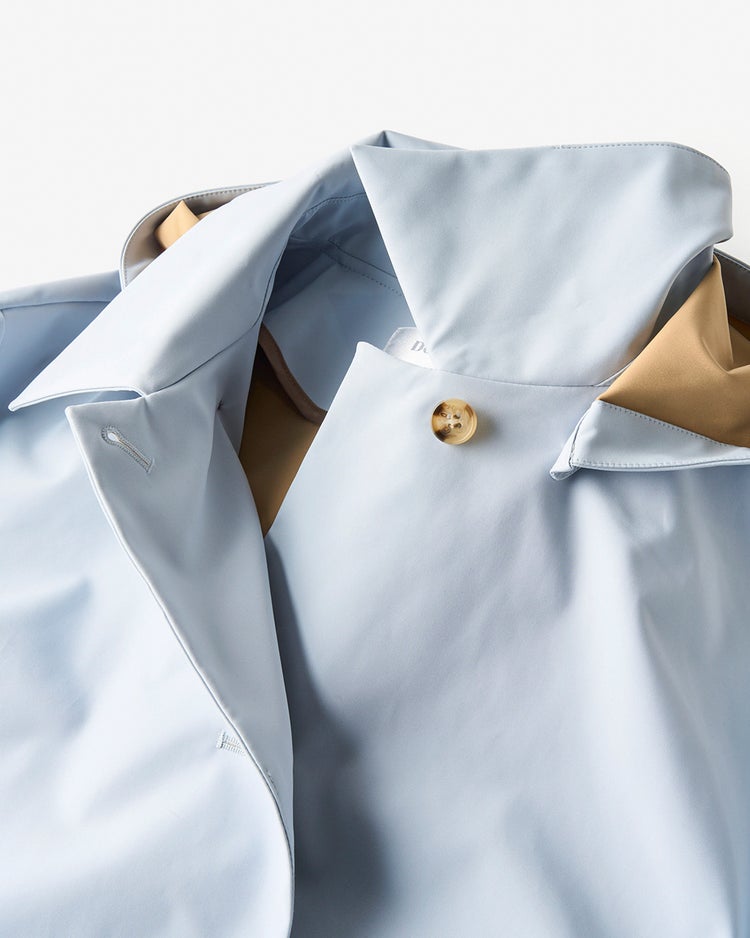 シャットウインド・ステンカラーロングコート 詳細画像 ライトブルー 5