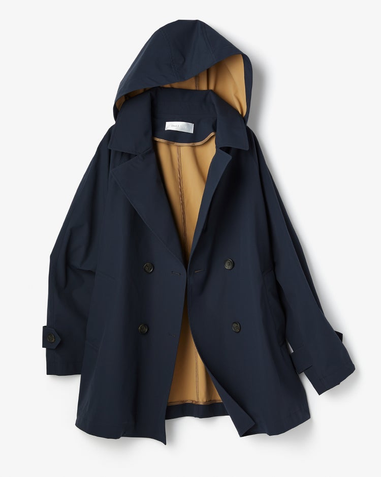 シャットウインド・ダブルブレストコート 詳細画像 ミッドナイトブルー 4