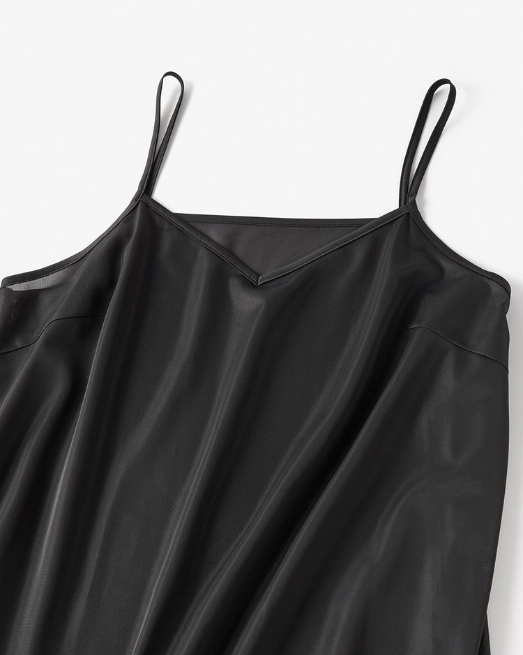 ホースプリント・シフォンドレス 詳細画像 ブラックパターン 5