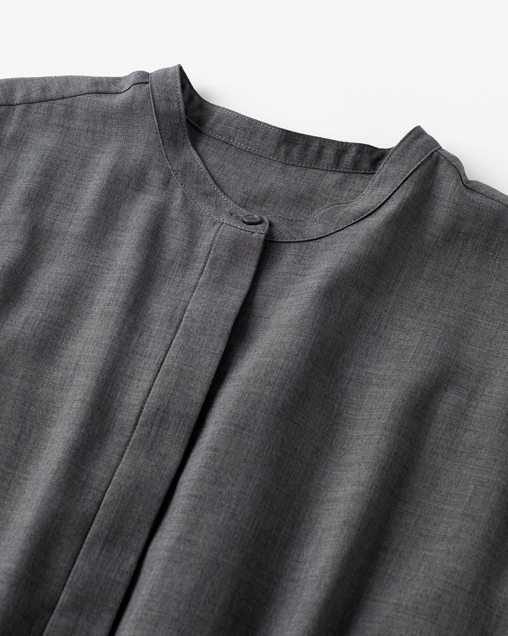 ドレープボイル・ブラウジングシャツワンピース/DoCLASSE