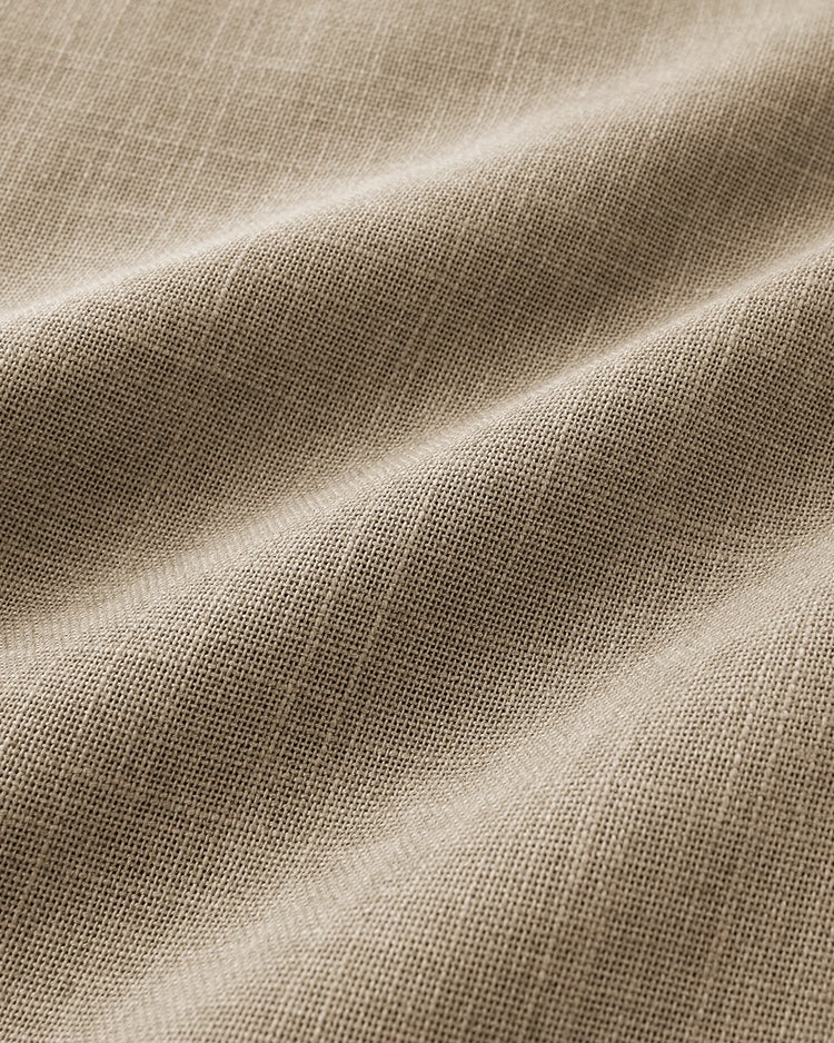 バルキーリネンタッチ・カーブテーパードパンツ 詳細画像 ベージュ 4