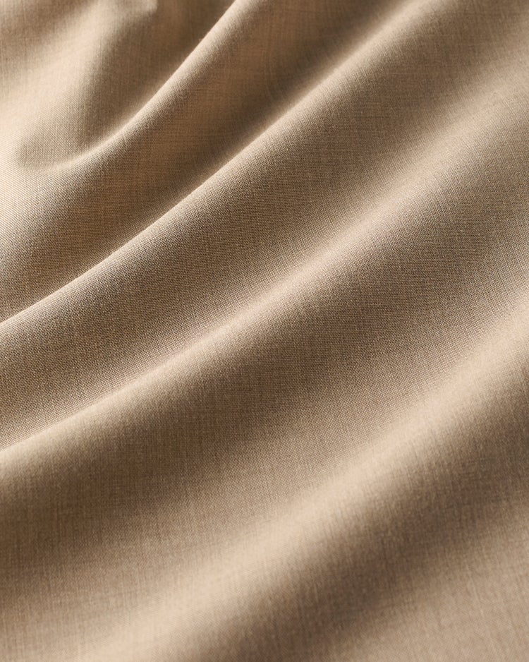 ストレッチビスコース・タックワイドパンツ 詳細画像 ベージュ 3