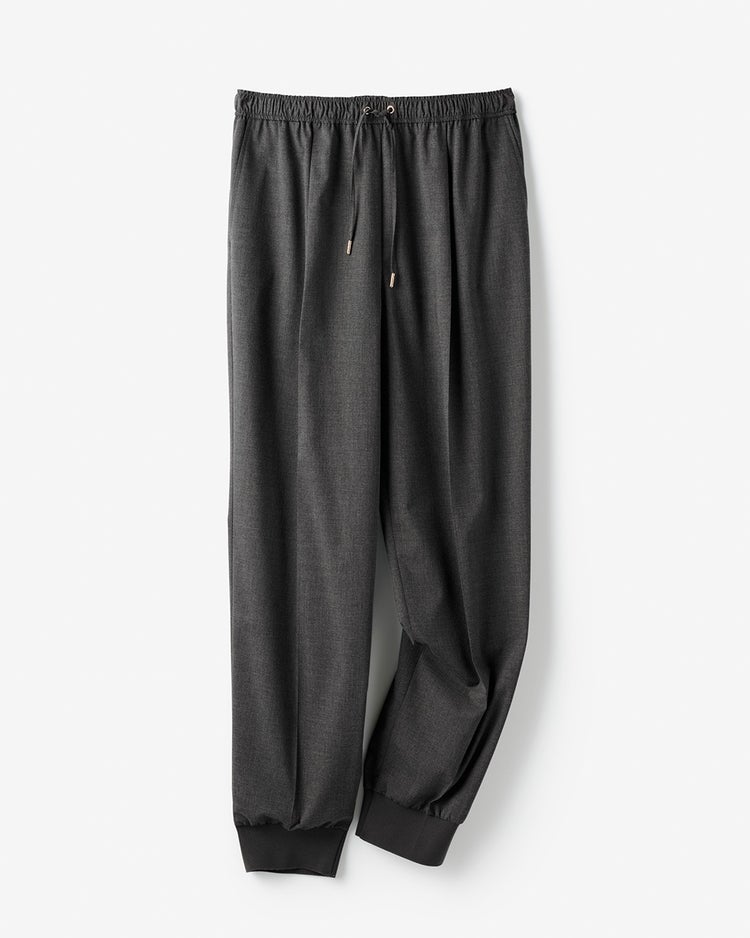 ストレッチビスコース・ジョグパンツ 詳細画像 チャコール 3