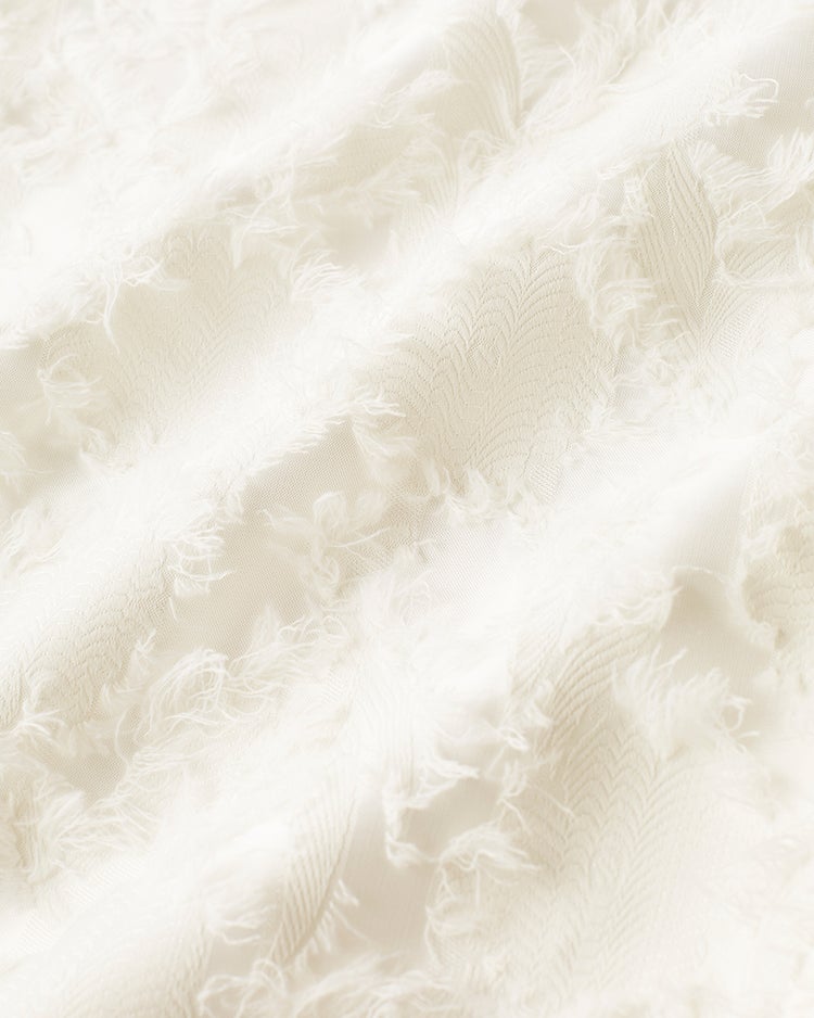 カットジャカード・ワイドパンツ 詳細画像 オフホワイト 2