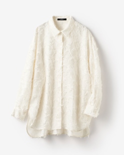 カットジャカード・フォルムシャツ