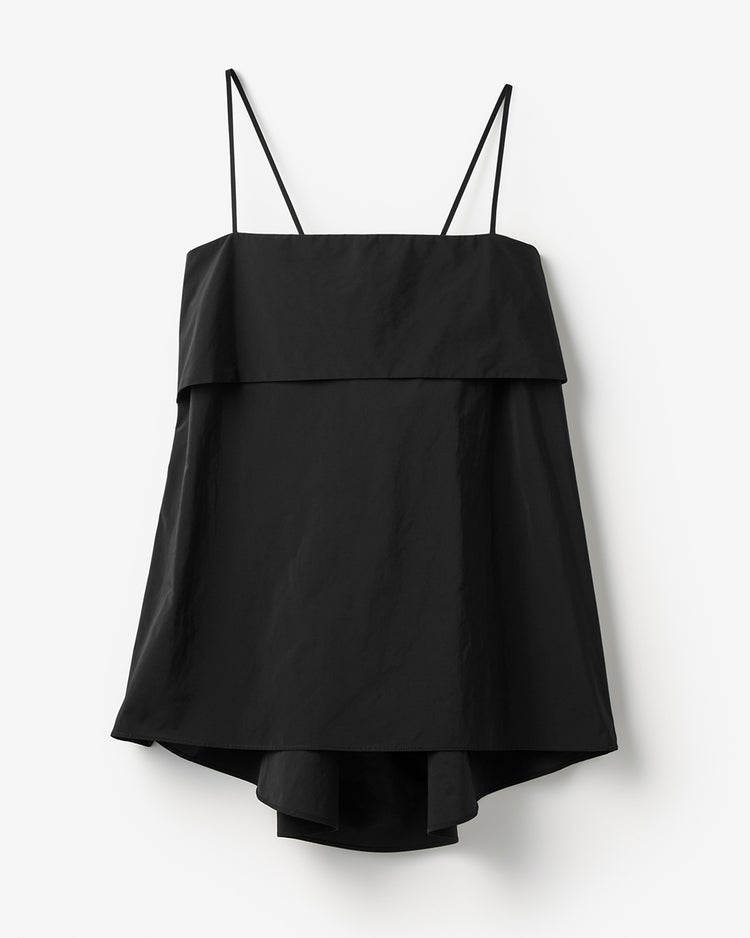 ハイカウントタフタ・リボンキャミソール 詳細画像 ブラック 5