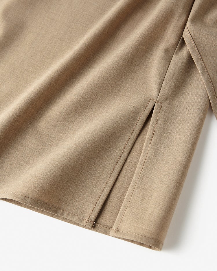 ストレッチビスコース・リボンTブラウス 詳細画像 ベージュ 6