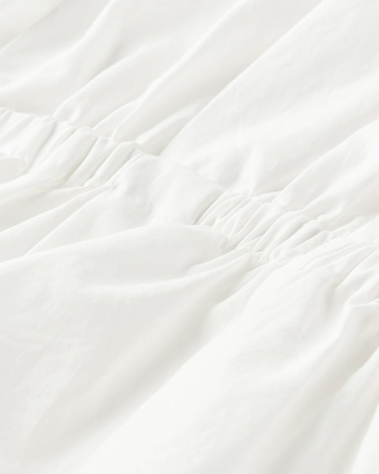 コットン混・カシュクールブラウス 詳細画像 ホワイト 3