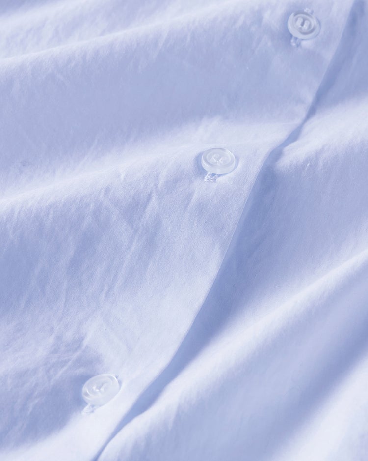 とろみコットン・スクエアワイドシャツ 詳細画像 サックス 3