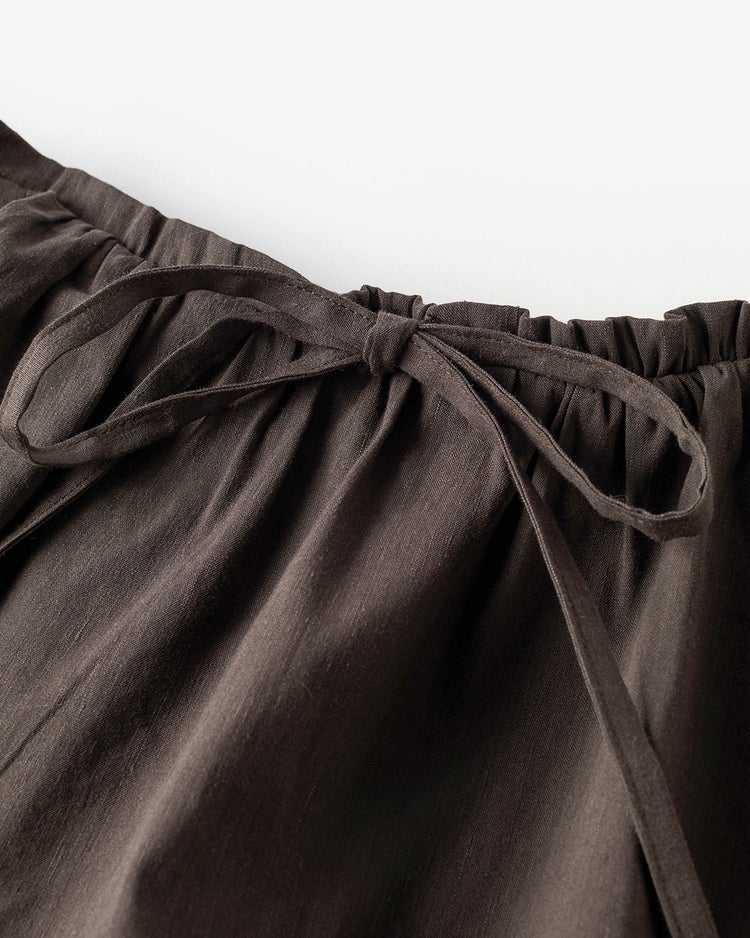 バスケット織り・2WAYペプラムスカート 詳細画像 グレーミックス 6