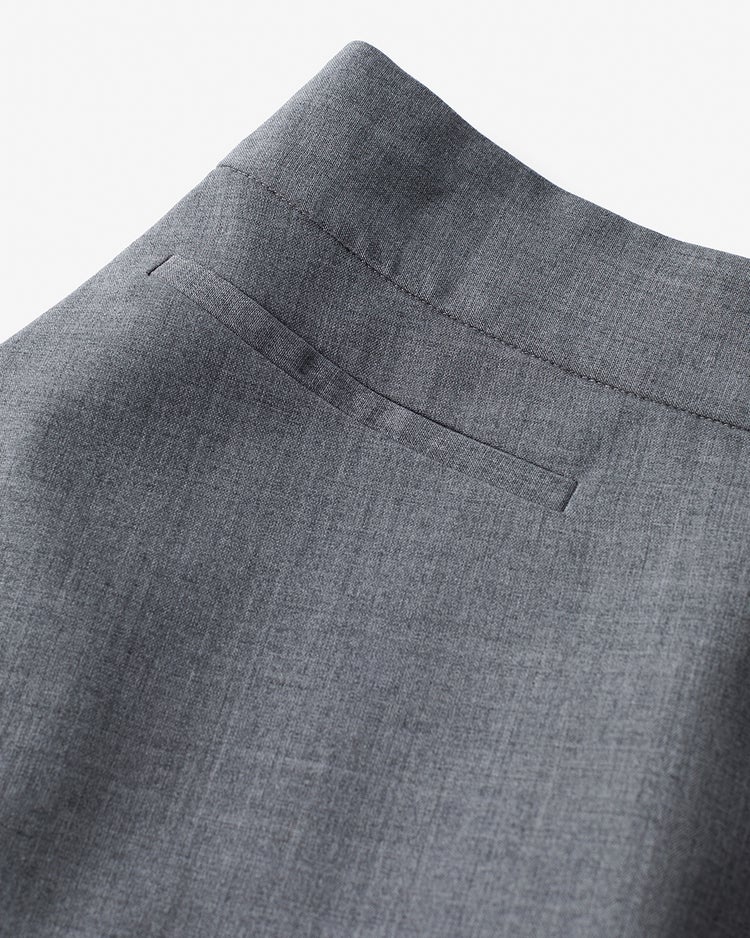 ドレープボイル・ドッキングプリーツスカート 詳細画像 グレー 4