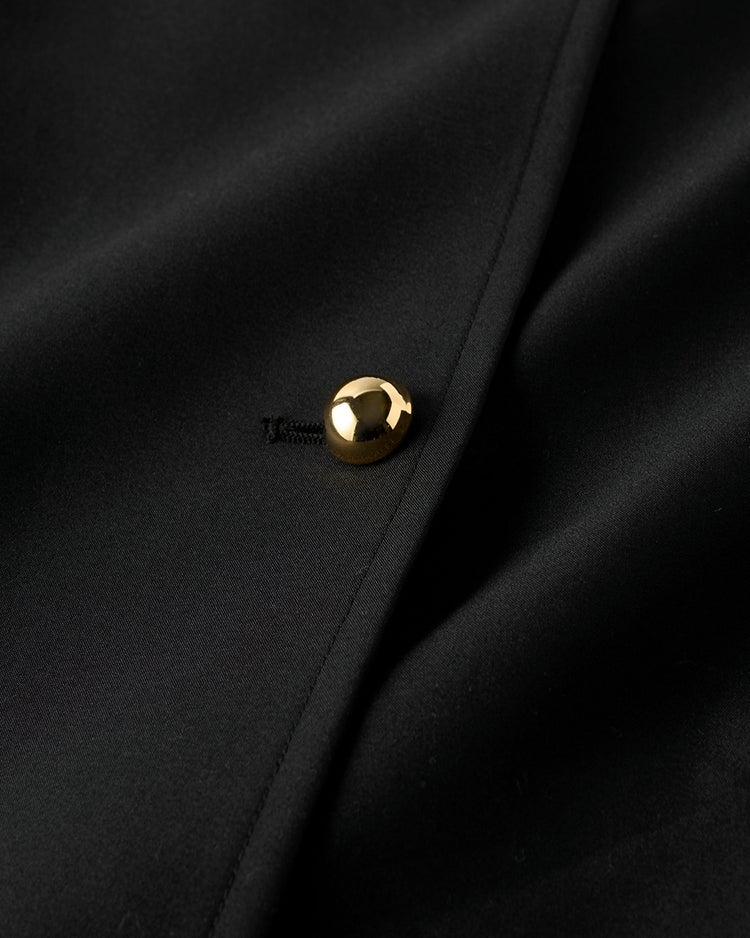 高密度ダブルクロス・ステンカラージレ 詳細画像 ブラック 2