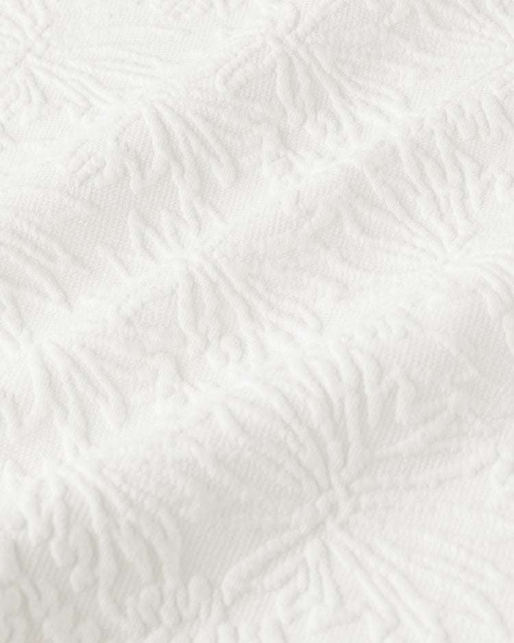 フラワージャカード・クルーネックトップス 詳細画像 オフホワイト 4