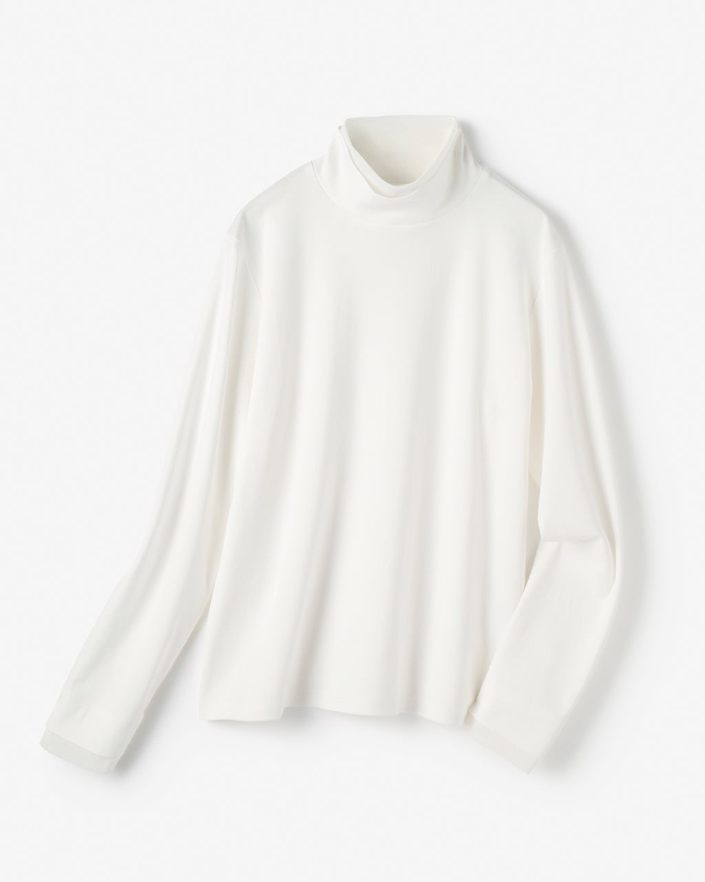 LOHEN ボトルネック レイヤードブルゾン　ホワイト 50％OFF】SHINZONE（シンゾーン） ハイネック オーバーTシャツ