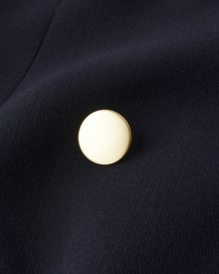 スポンジWクロス・ダブルブレストジャケット 詳細画像 ミッドナイトブルー 3