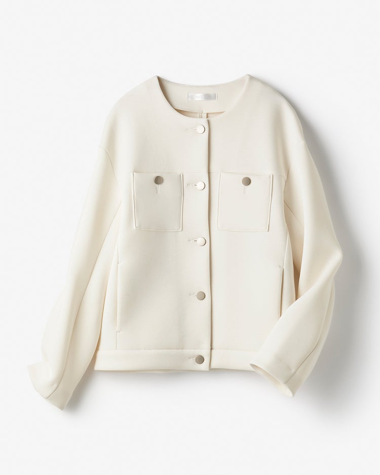 エアーフォルム・Cカラーブルゾン 詳細画像 オフホワイト 3