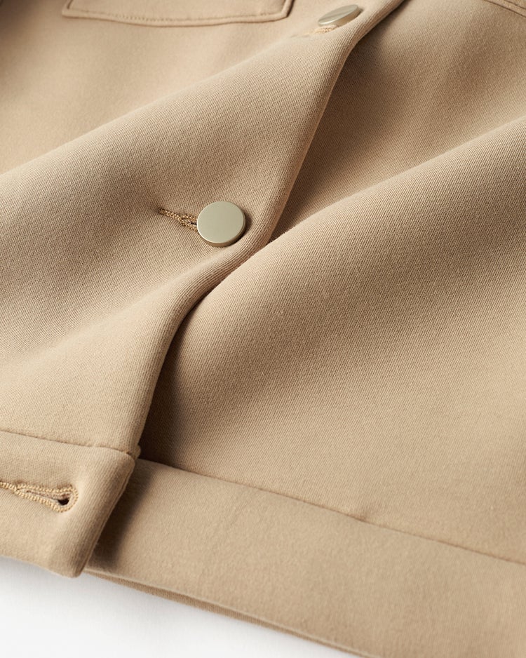 エアーフォルム・Cカラーブルゾン 詳細画像 ライトトープ 4