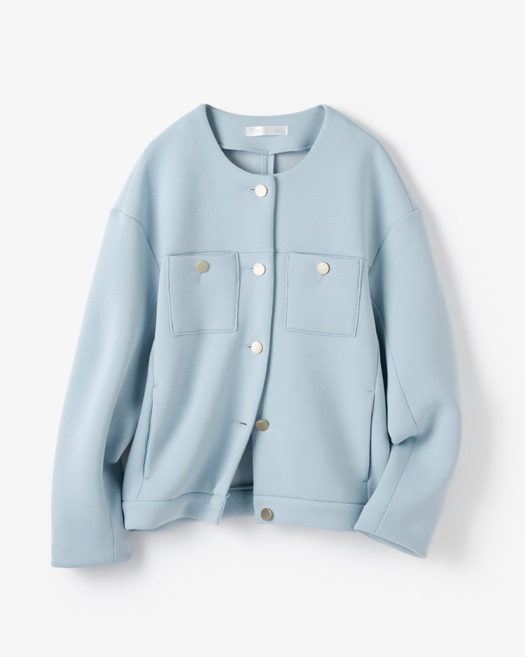 エアーフォルム・Cカラーブルゾン 詳細画像 ライトブルー 1