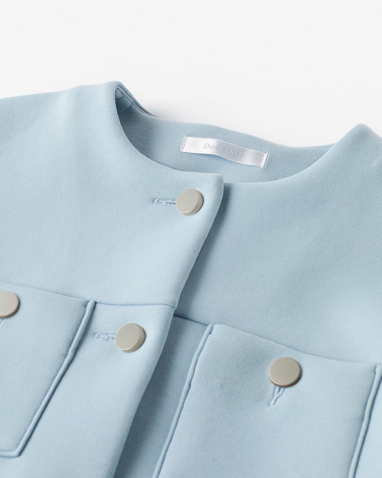 エアーフォルム・Cカラーブルゾン 詳細画像 ライトブルー 2