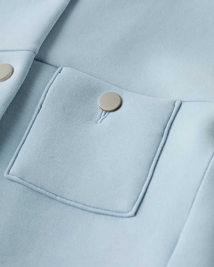 エアーフォルム・Cカラーブルゾン 詳細画像 ライトブルー 4