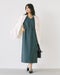 スポンジWクロス・ベルト付きワンピース 詳細画像