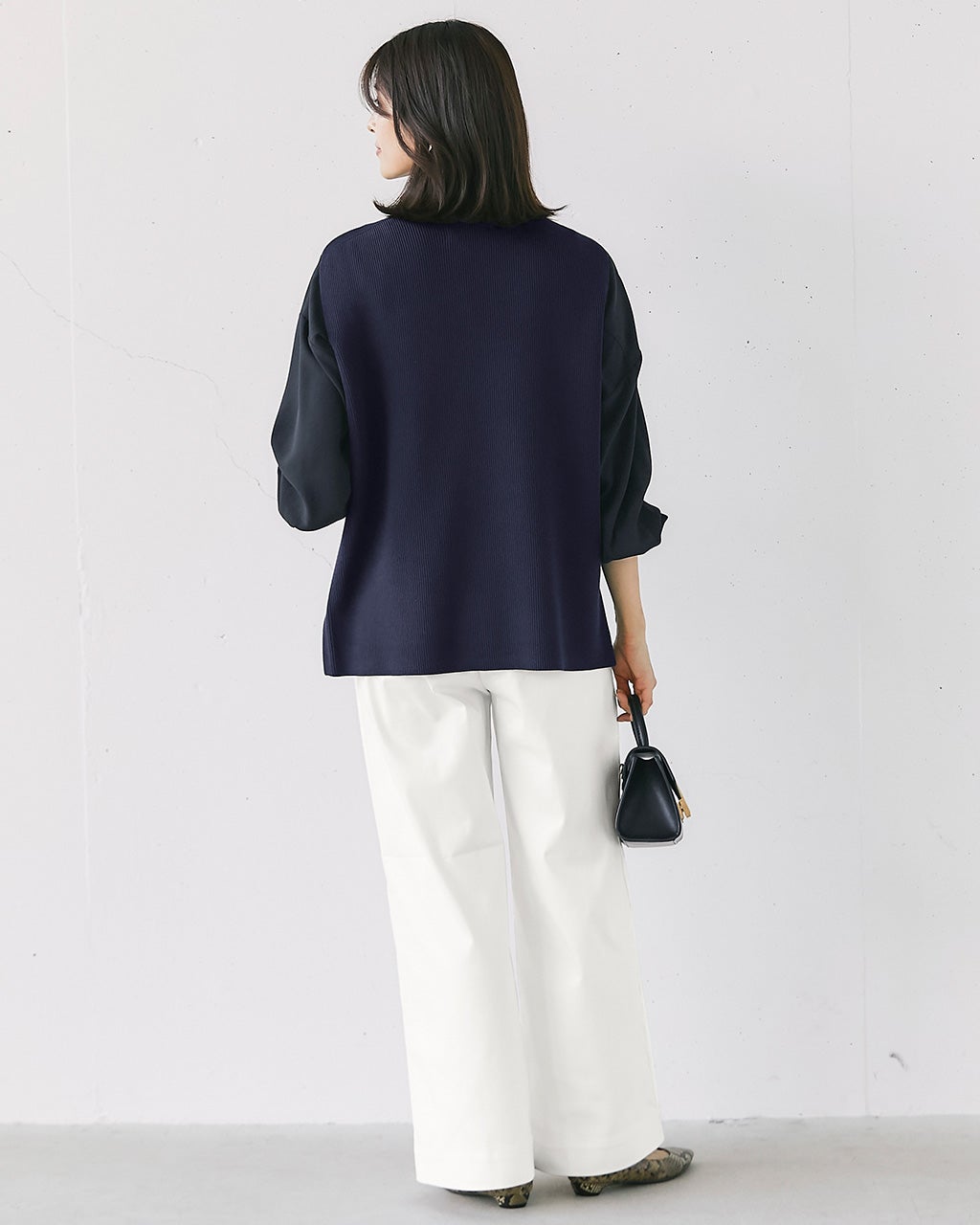 ミラクルストレッチ・ピンタックワイド68cm/DoCLASSE