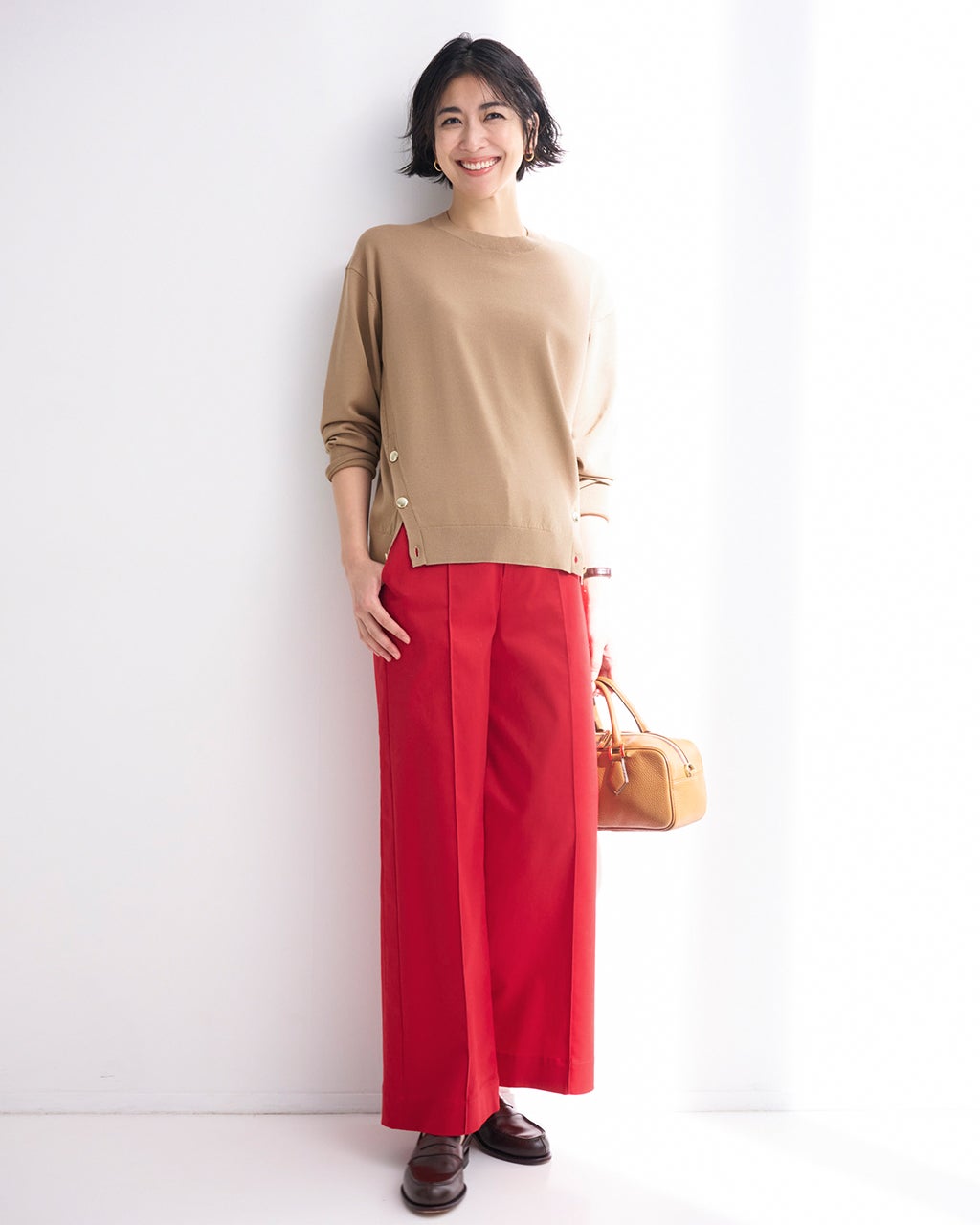 ミラクルストレッチ・ピンタックワイド68cm/DoCLASSE