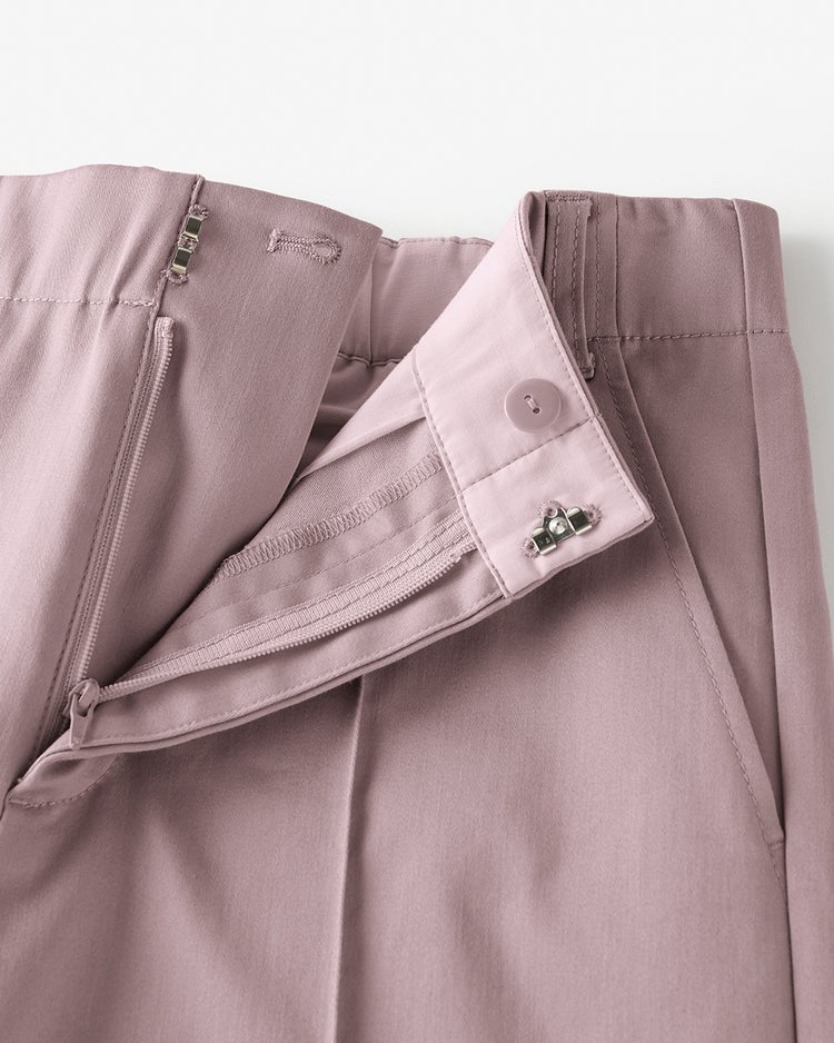 ミラクルストレッチ・ピンタックワイド68cm 詳細画像 ダスティーピンク 3