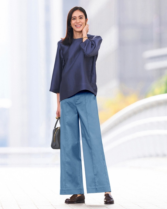 ミラクルストレッチ・ピンタックワイド68cm