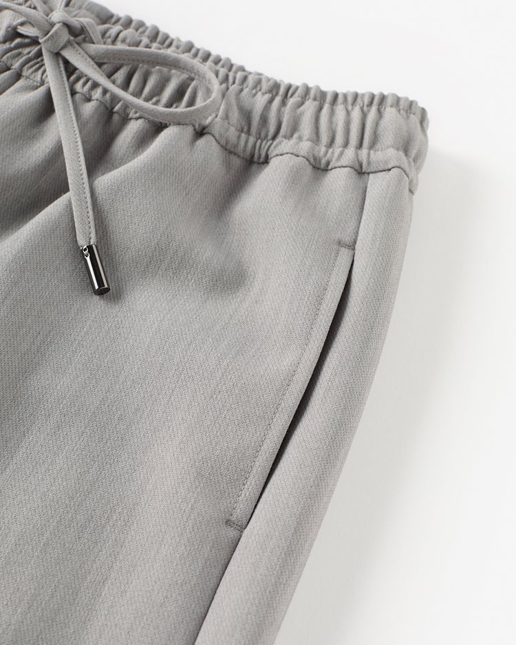 スポンジWクロス・イージーワイドパンツ 詳細画像 グレー 7