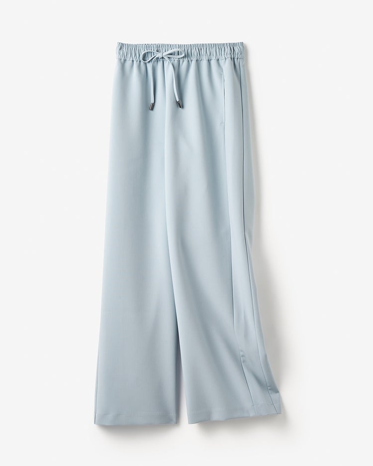 スポンジWクロス・イージーワイドパンツ 詳細画像 ライトブルー 3