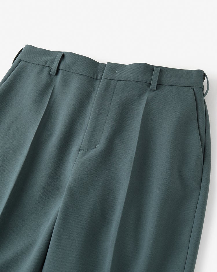 スポンジWクロス・テーパードパンツ 詳細画像 セージ 2