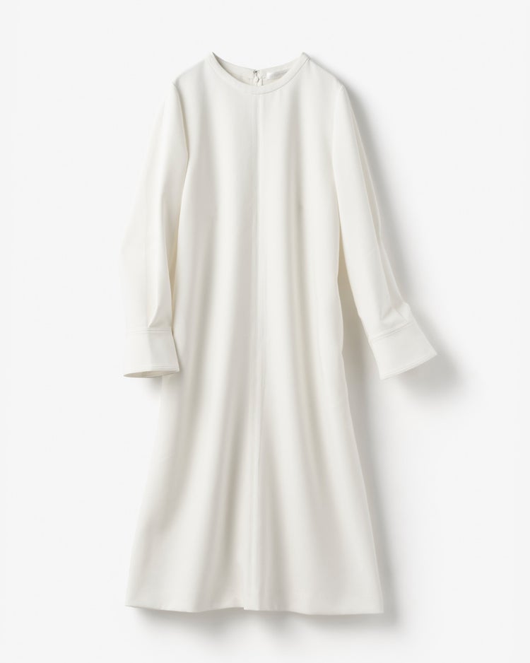 スポンジWクロス・Aラインワンピース 詳細画像 オフホワイト 3