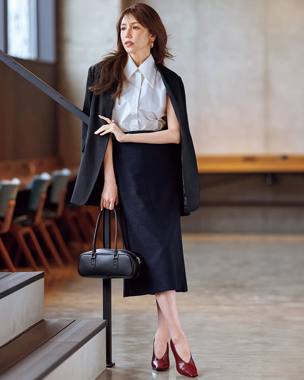 スカート（ネイビー）一覧/40代50代からのファッション通販 DoCLASSE