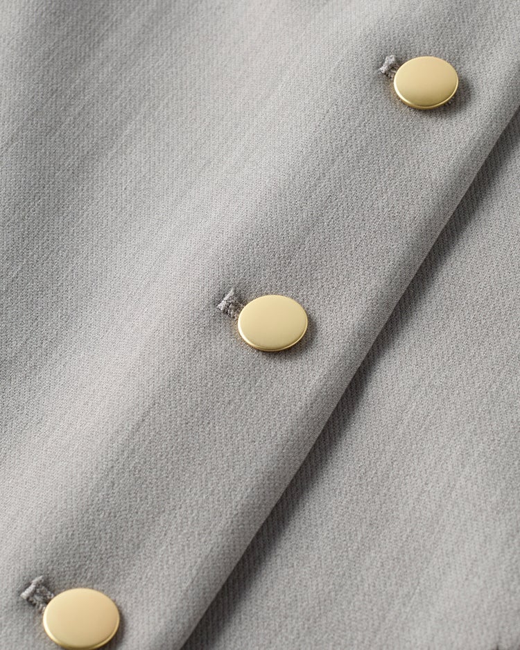 スポンジWクロス・コンパクトジレ 詳細画像 グレー 4