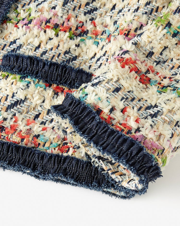 ファンシーツイード・デニムトリムジャケット 詳細画像 マルチ 6