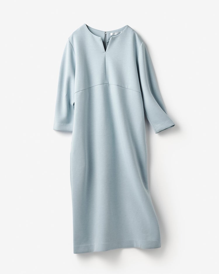 ライトダンボールニット・コクーンドレス 詳細画像 ライトブルー 2