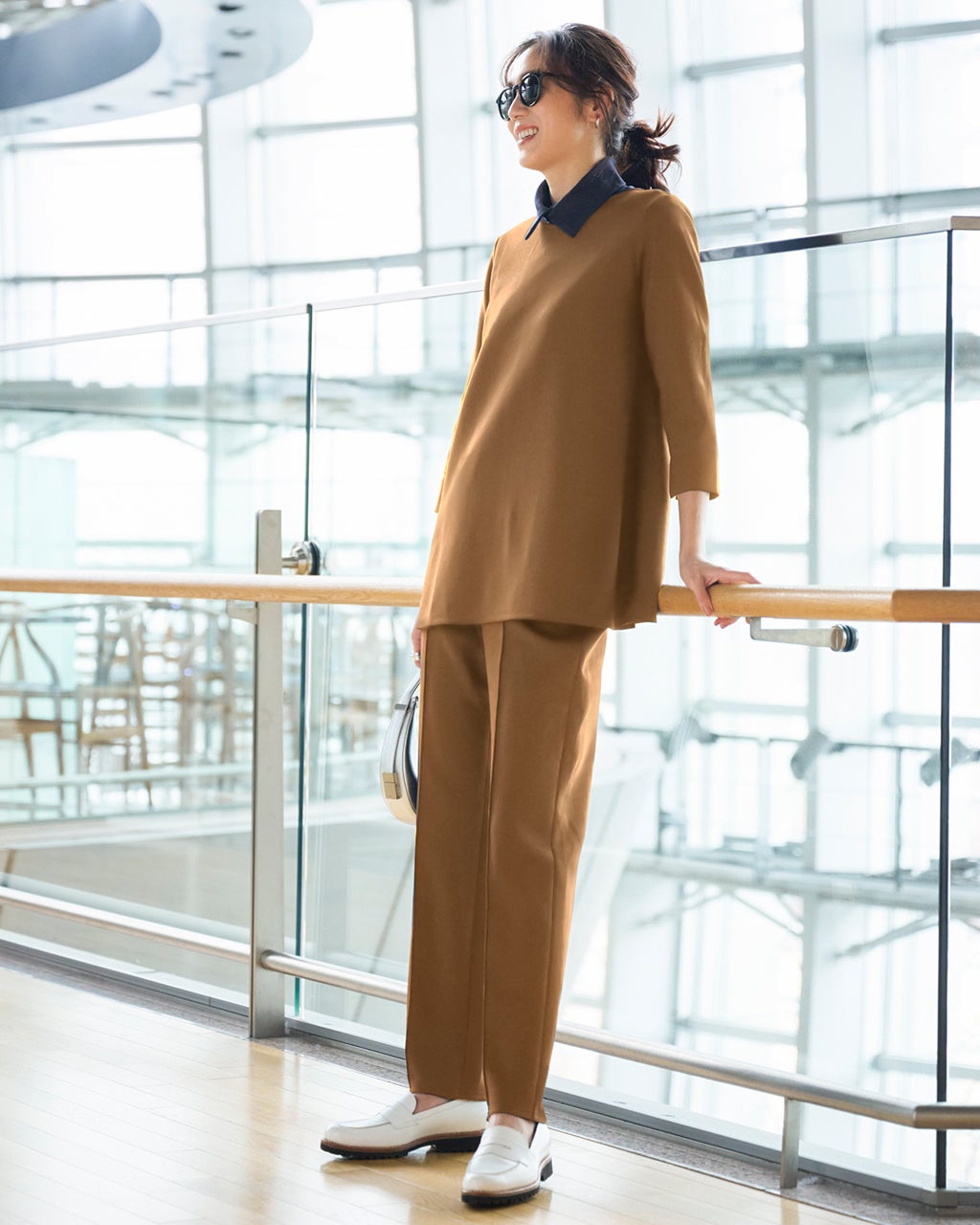 レディース スリムパンツ（ブラウン）一覧/40代50代からのファッション